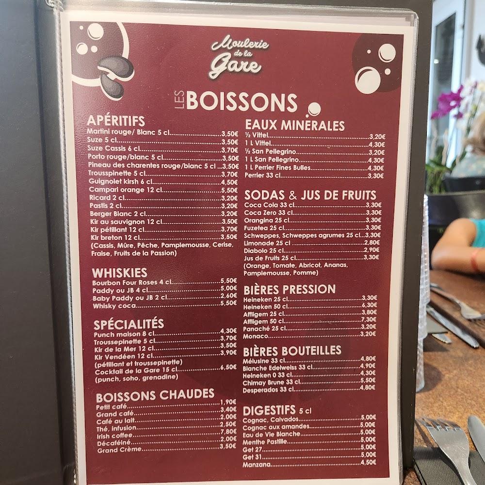 Restaurant Moulerie de la Gare - Menu Image 2